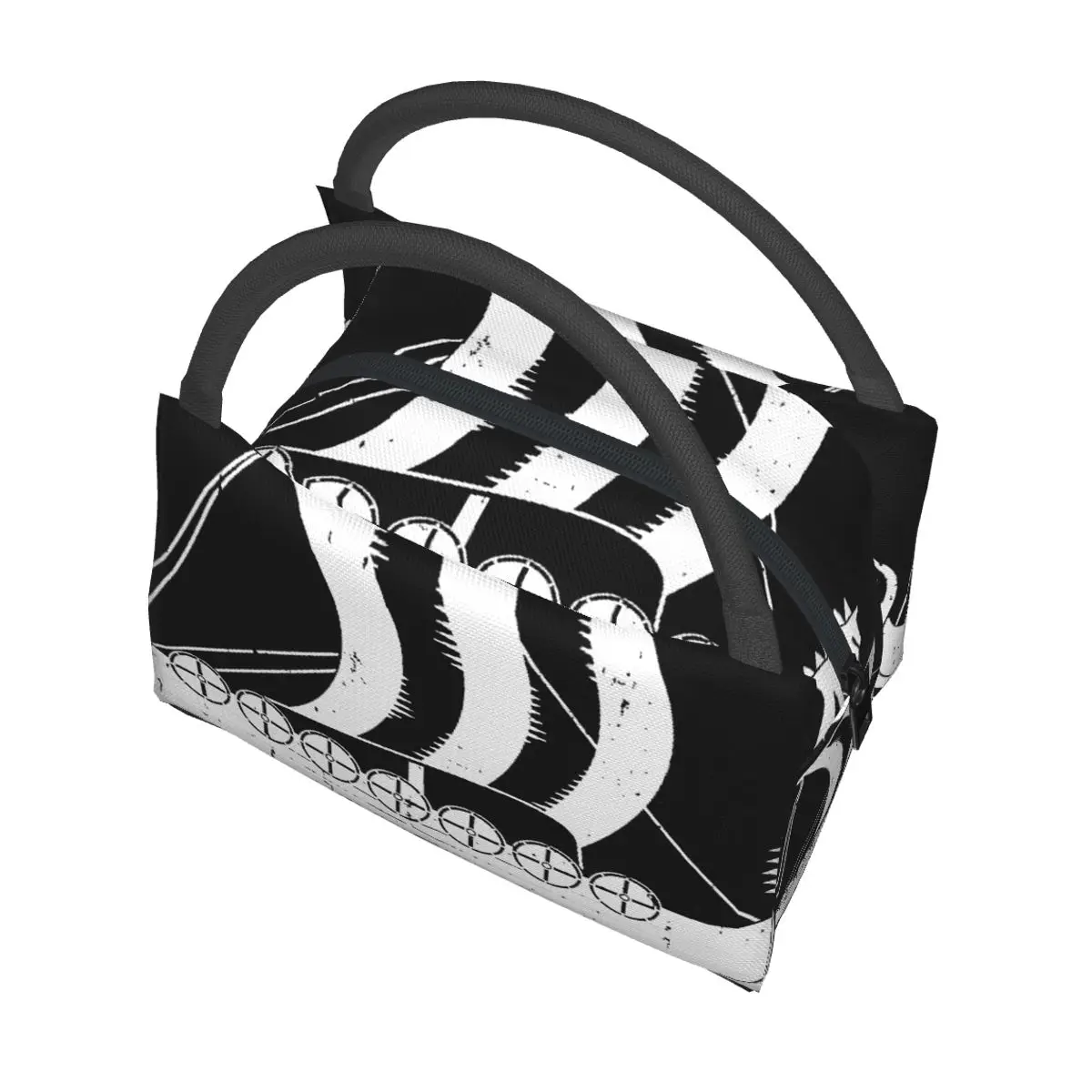 Viking Long Ship Drakkar Scandinavia Iceland Valhalla Portable insulation bag for Cooler Thermal Food Office Pinic Container