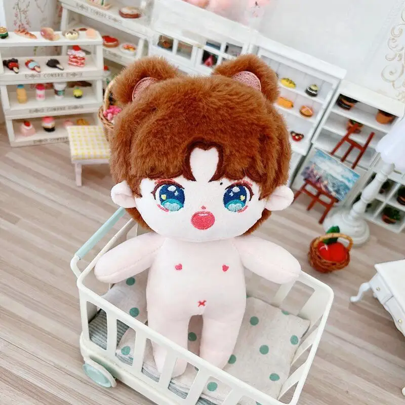 Doll Clothes 20cm Cotton Doll Replacement Clothes Hooded Sweaters Plush Doll Clothes Children's Holiday Gifts