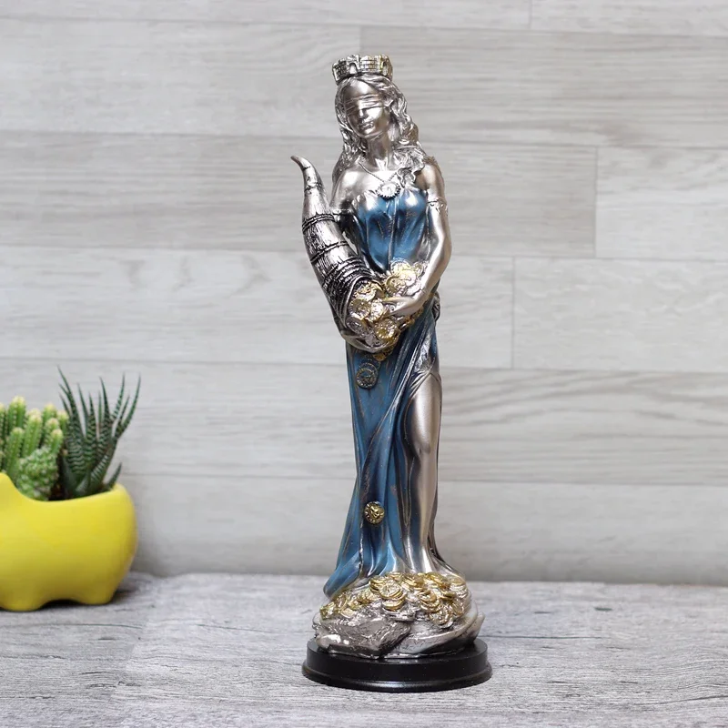 

Ancient Greek figure wealth goddess sculpture creative office decoration ornaments opening gifts home Decor goddess resin statue