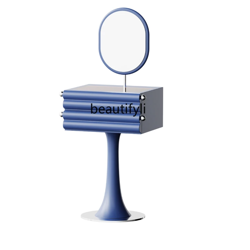 

Laiyin Dressing Table Bedroom Small Makeup Bedside Table Integrated Solid Wood Small Apartment Dressing Table