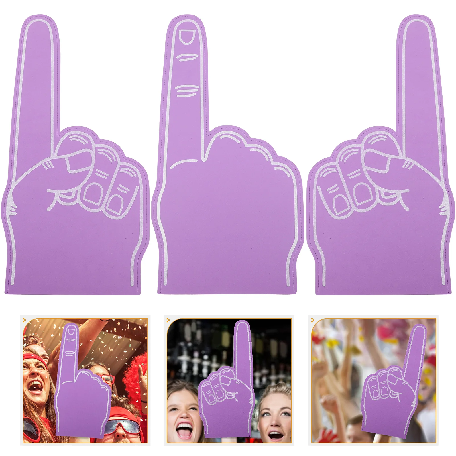 

Foam Gloves Cheer Cheer Prop Sports Gloves Palm Protection Cheer Sound Manufacturing Tools Outdoor Sports Supplies