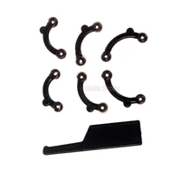 6pcs/set Nose Clip Corrector Massage Tool Nose Up Lifting Shaping Clip Clipper Shaper Bridge Straightening Women Girl Nose Massa 1