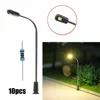 Warm White Model Street Lights Layout Lamppost Railroad Train Garden Playground Scenery LED Lamp Lighting 2