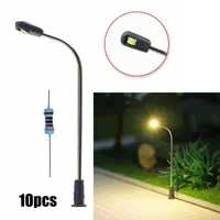 Warm White Model Street Lights Layout Lamppost Railroad Train Garden Playground Scenery LED Lamp Lighting 2