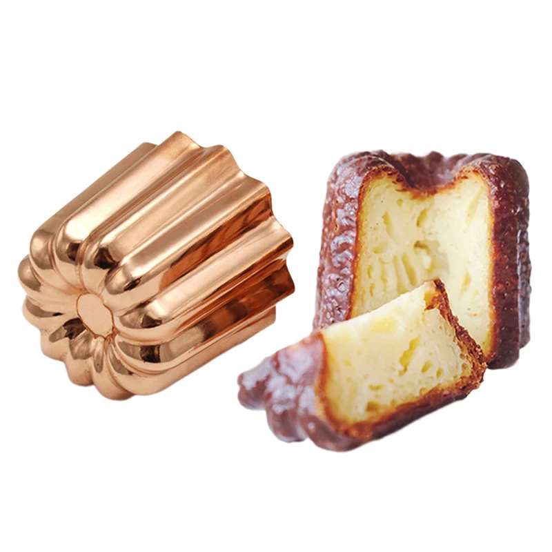 Mini Cannele Mold Cupcake Pan Muffin Tray Cake Mold Non-stick DIY Cake Muffin Baking Tool Pastry Decorating Tool Baking Pan pastry tools