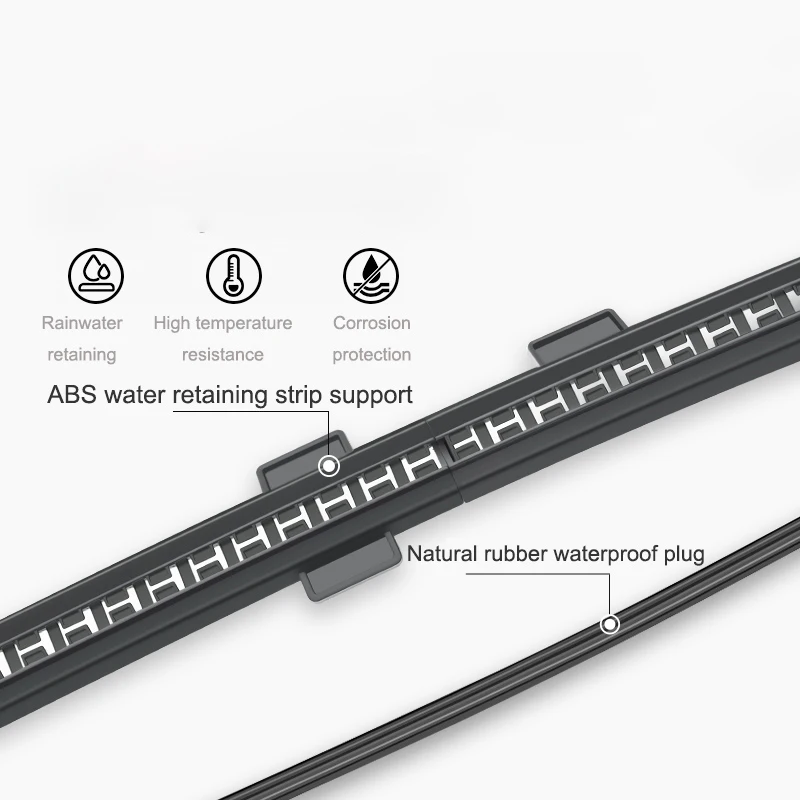 For Tesla Model 3/Y NEW Split Snap-on Weather Bar Four-type Optional  Automobile