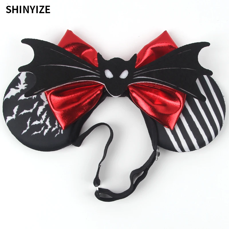 Halloween Einstellbare Maus Ohren Elastisches Stirnband Für Erwachsene/Kinder Bogen Nylon Haarband Festival Party Cosplay DIY Haar Zubehör – Detail 12