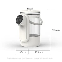 Bouilloire électrique 3,5 L avec fonction maintien au chaud, pot électrique à réglage de température sur 12 niveaux, distributeur d'eau multifonction 6