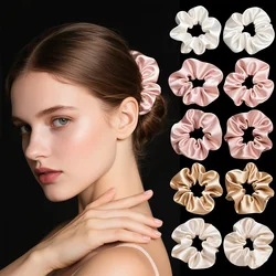 Large Hair Ties Set - Chic Women's Hair Accessories for Everyday and Special Occasions (Random colors 10pcs)