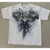 TAPOUT New Y2K Red  Printing T-shirt Men Hip Hop Round Neck Oversized Short Sleeve Casual Gothic Tee Clothing Kids Tshirt Tops 5