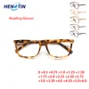 Henotin Bestselling Tortoiseshell Reading Glasses Metal Hinge Men Women HD Reader Eyeglassse Fashion Oval Decorative Eyewear 1