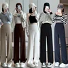 Realistic Maternity Pants Draped Slimming Straight Leg Cotton Spring Autumn Style Bell Bottoms For Pregnant Women 1