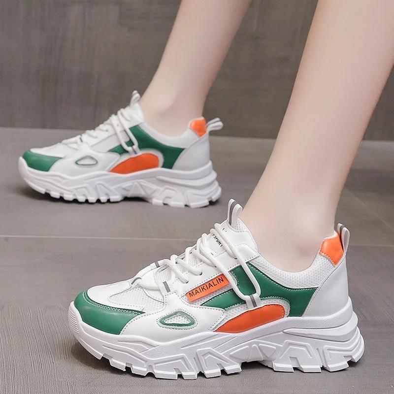 Women's Shoes Breathable Sneakers 2022 New Fashion Spring Autumn Woman Shoes All-matching Trendy Ladies Sneakers Casual Female