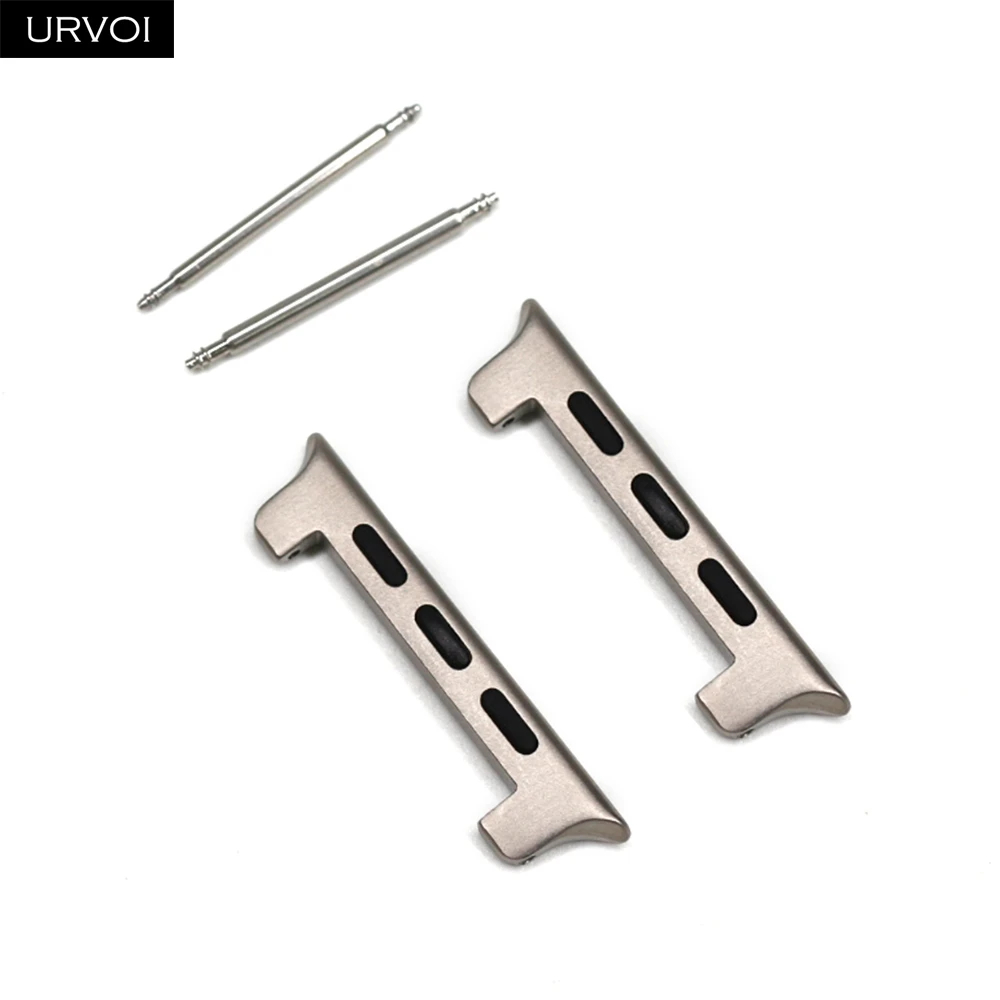 URVOI Full Titanium Alloy Adapters for Smartwatch Bands (1 Pair)