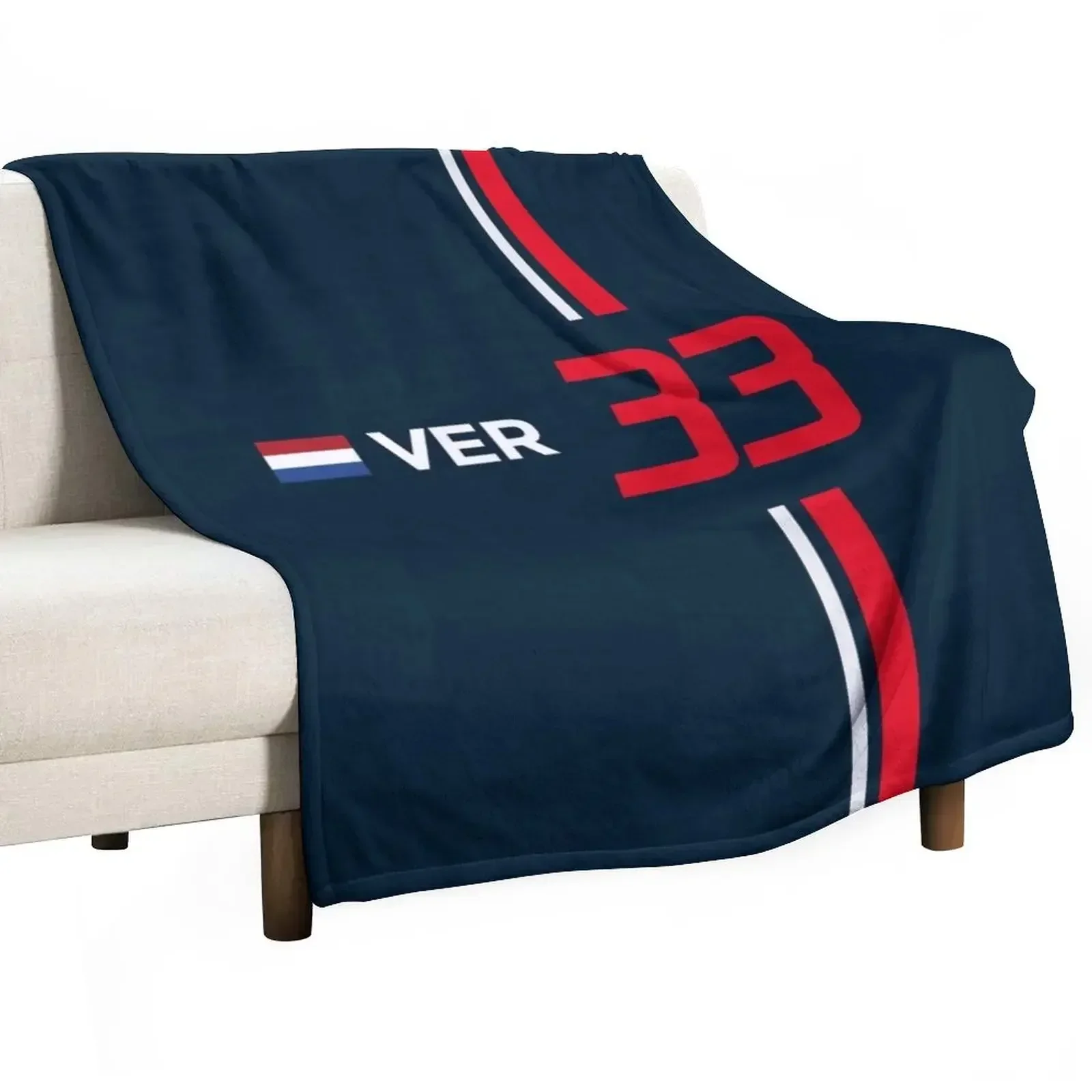 

F1 2021 - #33 Verstappen Throw Blanket Thin heavy to sleep bed plaid Blankets