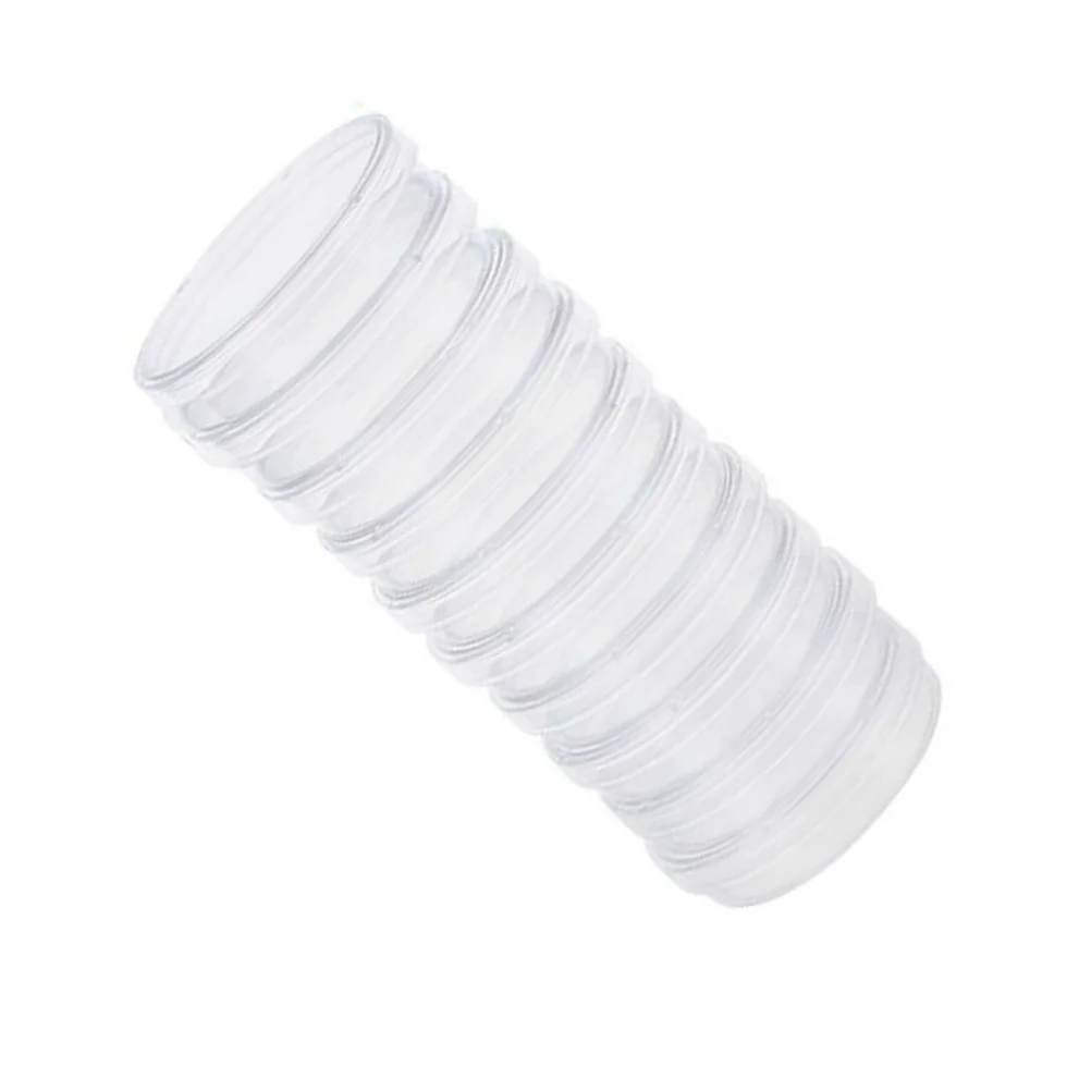 20 PCS 60mm Plastic Petri Dishes Bacterial Culture Dishes with Lids