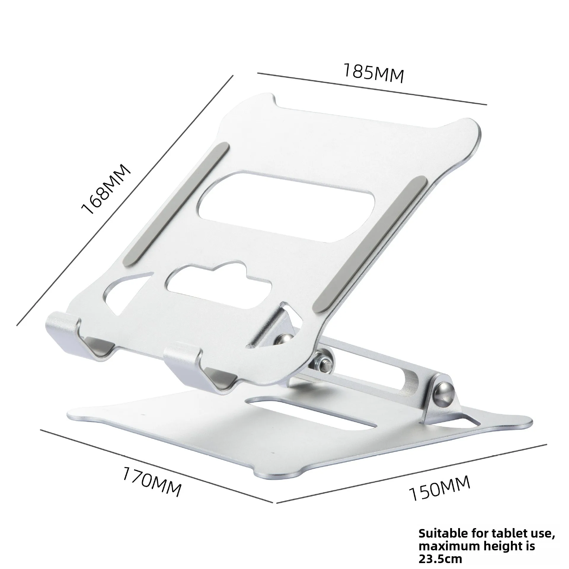 Adjustable Portable Aluminum Laptop and Tablet Stand