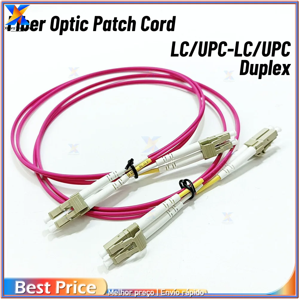 

Multi-Mode Fiber Optical Jumper, Patch Cord, LC, OM4, 3.0mm, Multimode, Duplex, LC-UPC, 1m, 2m, 3M, 5m, 10Pcs