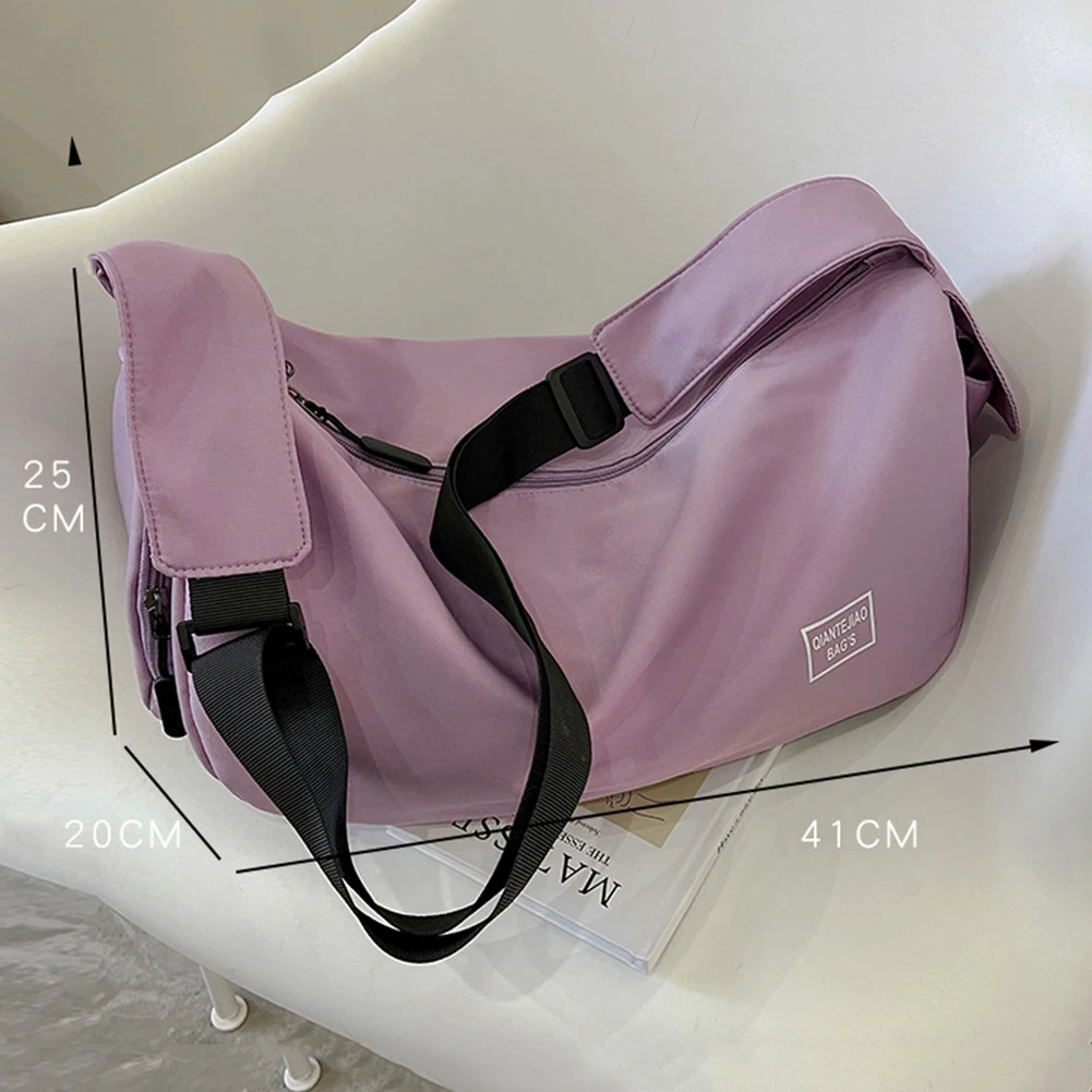 Solid Color Dry Wet Separation Bags Large Capacity Yoga Sports Chest Bag Wear-resistant with Pockets Zipper for Outdoor Football 6
