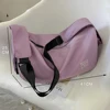 Solid Color Dry Wet Separation Bags Large Capacity Yoga Sports Chest Bag Wear-resistant with Pockets Zipper for Outdoor Football 6