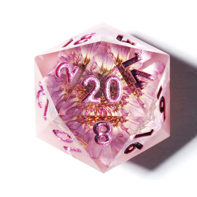 

Мини-Планета D20 игральные кости DND полиэдрон Цветочные кости с острыми краями полимерные кости 20 сторонние для ролевых игр D & D настольные кости на заказ
