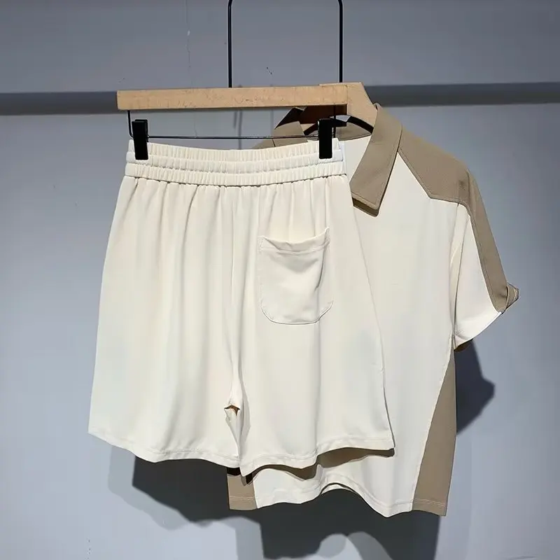 Polo T-Shirt e Shorts Set Mens Terno