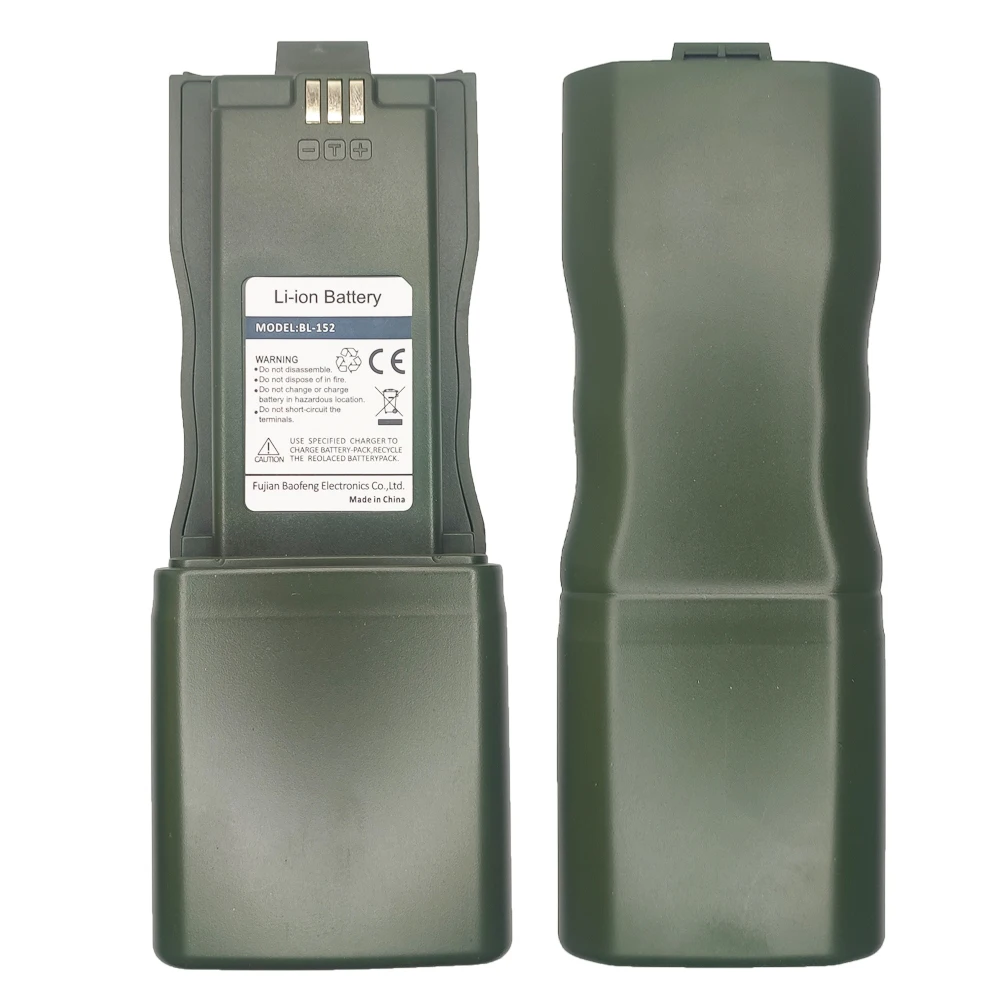 BAOFENG AR-152 Walkie Talkie Battery Larger Capacity 100% Original Li-ion Battery For AR152 Tactical Two Way Radios BL-152 2
