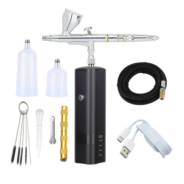 CHOOSE-IT Air Brush Kit With air Compressor Airbrush Paint Cordless  Airbrush Kit Airbrush For Nails Portable Air Brush For Cake - AliExpress