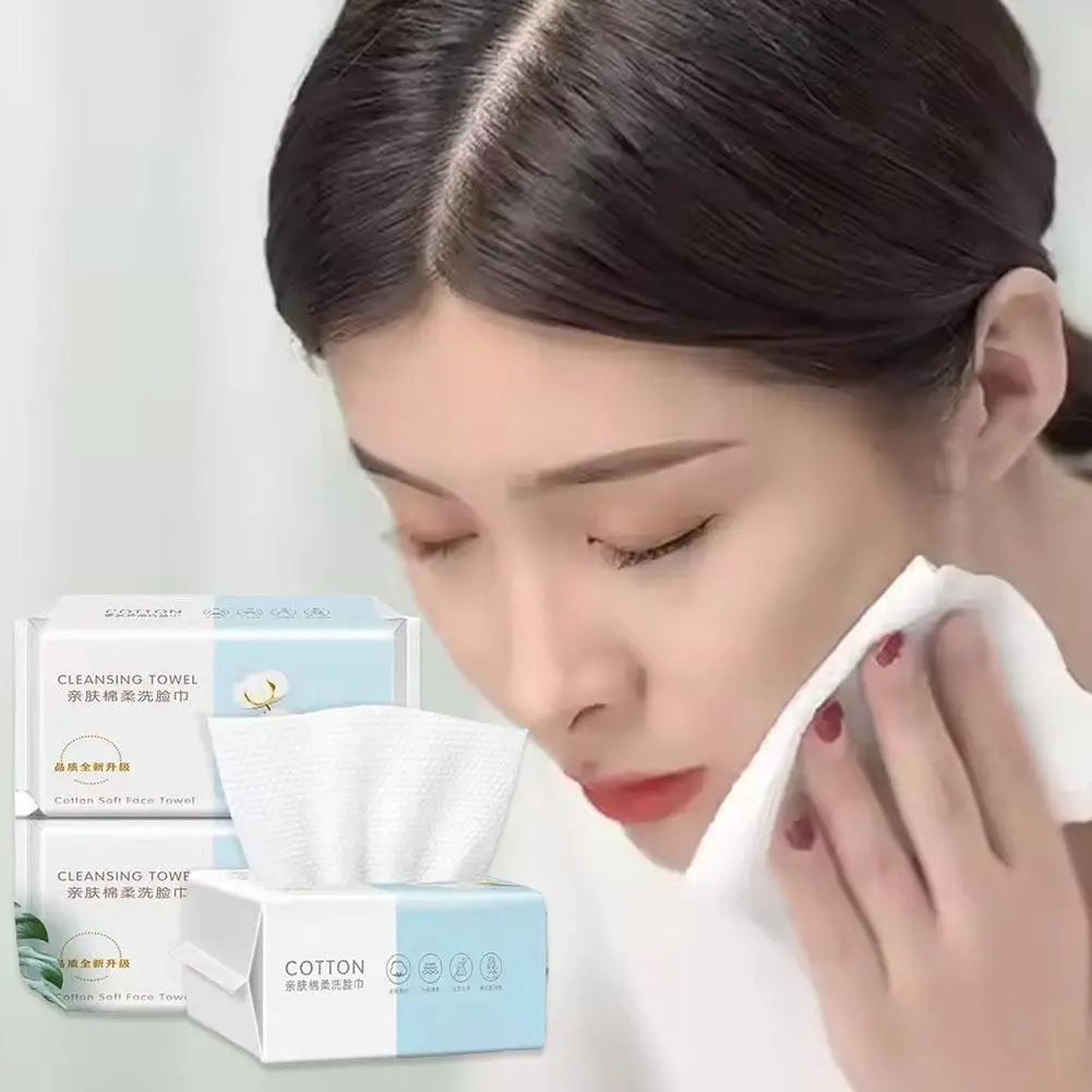 일회용 워시 페이스 타올 추출 가능한 면 소프트 타올 뷰티 살롱 메이크업 제거 타올 부드러운 면 스킨 케어 세척 도구
