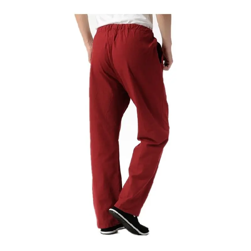 Clearance Men Cotton Kung Fu Trousers Tai Chi Martial Arts Pants