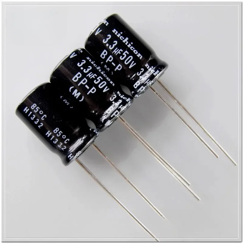 5PCS/20PCS Nichicon BP-P Series 3.3uF/50V Non-Polarized Electrolytic Capacitor for Audio electrolytic capacitor aluminum capacitor aluminum electrolytic capacitor audio capacitor