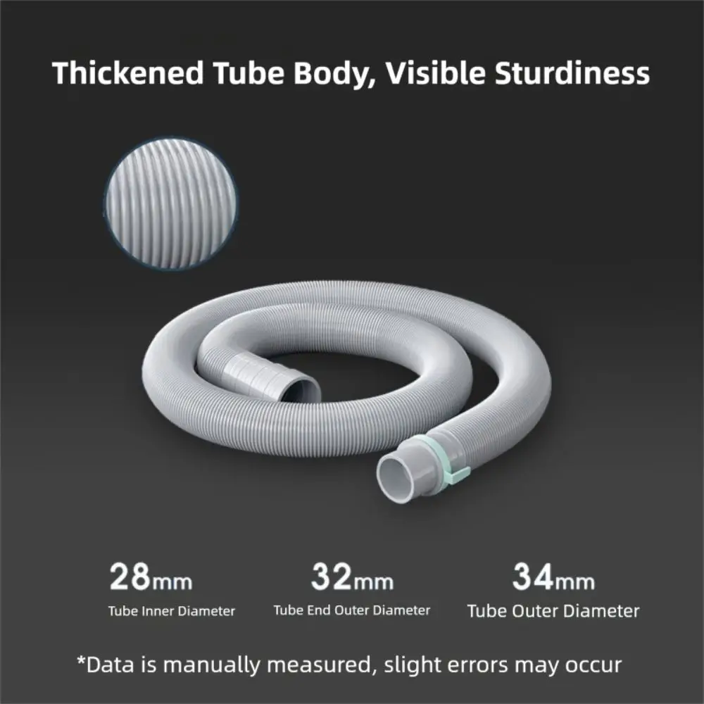 Professional EVA Washing Machine Drain Hose Corrugated Tube 1m 3m 5m Dishwasher Drain Hose Flexible Faucet Accessories Home