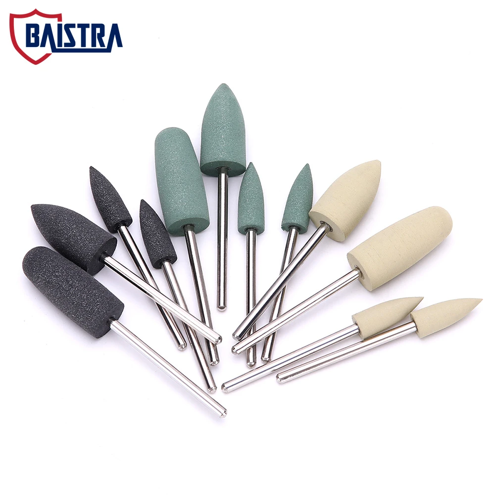 12pcs/box Dental Polishing Kit For Porcelain Teeth Resin Base Hidden