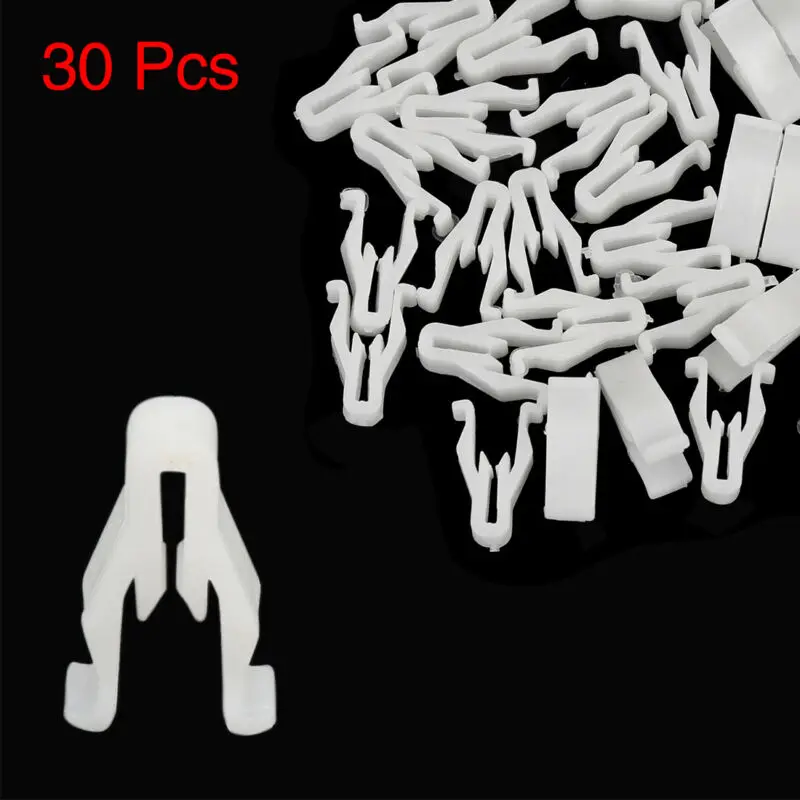 30 stücke Auto Weiß Kunststoff Nylon Schalter Lünette Clip Für Toyota Für 4 Runner Für Lexus Für Highlander CT200h GS350 GS450h ICH 50 LS460 – Detail 6