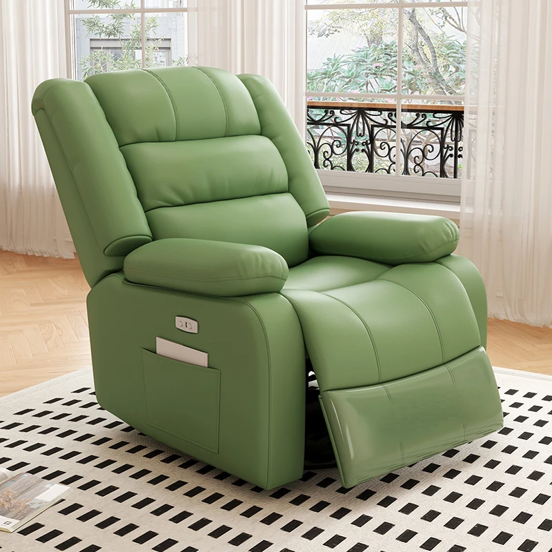 Multifunctional electric massage rockable rotating space sofa cabin living room single manicure reclining sofa chair