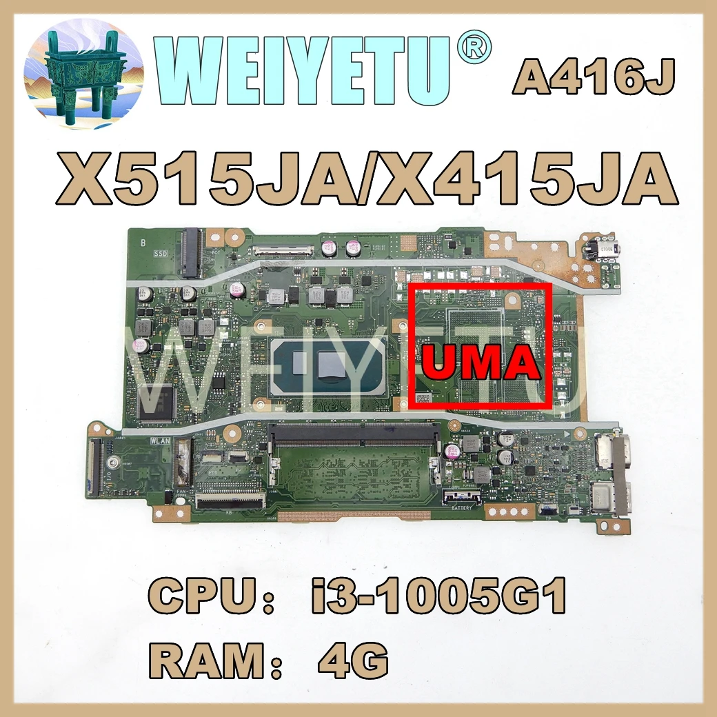X415JA-CPU-i3-10th-4GB-RAM-Mainboard-For-Asus-X515JA-X515JAB-X515JF ...