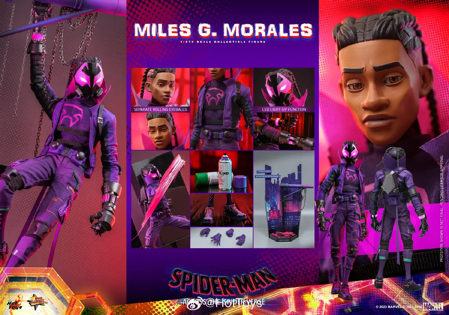 ホットトイズ 1/6 スパイダーマン マイルス・G・モラレス MMS725 Hot Toys HT MMS725 SpiderMan Miles G Morales 1/6 Action