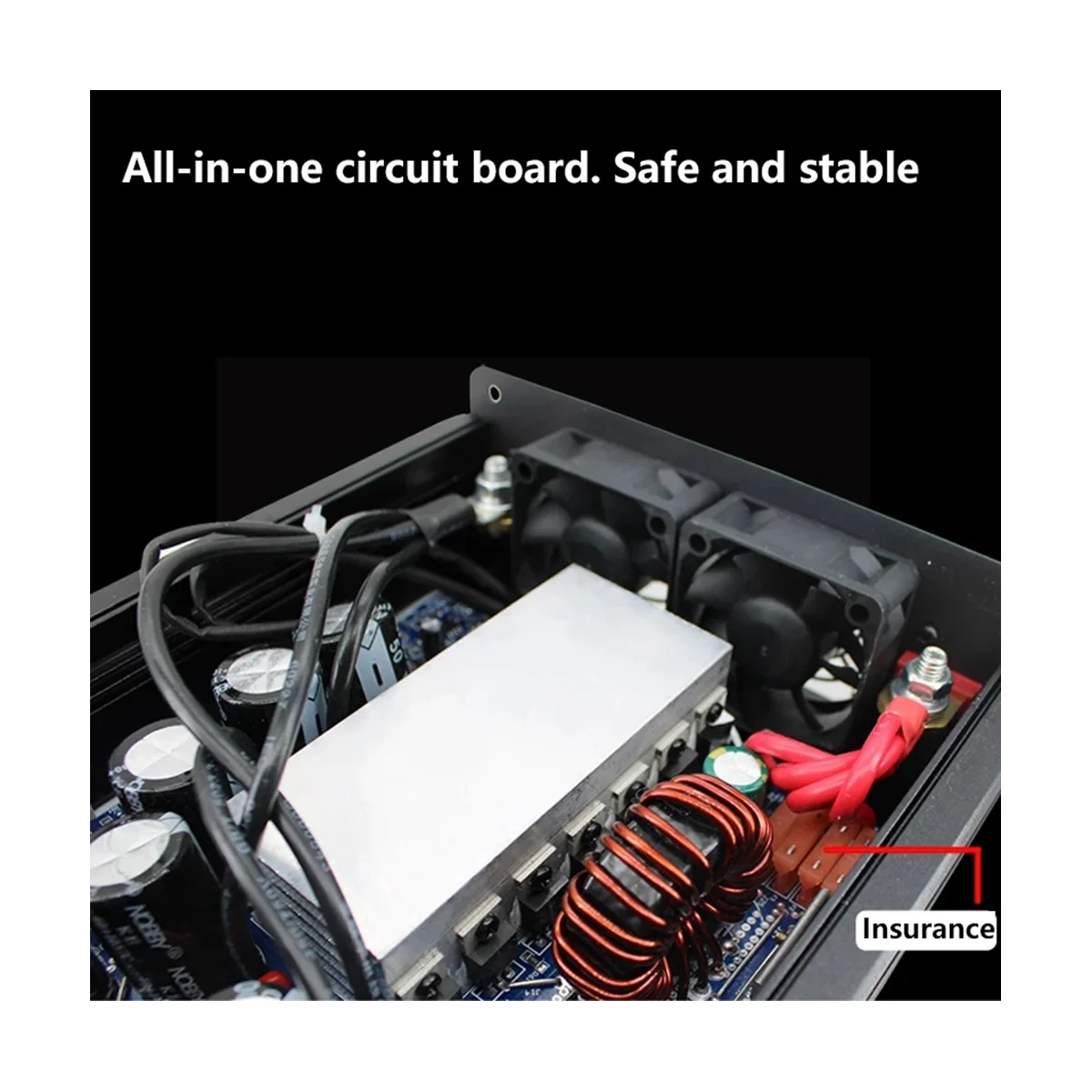 12V to 24V DC 60 Power Booster Step-Up DC Converter 12 Volt to 24 Volt Transformer for Car Video Refrigerator