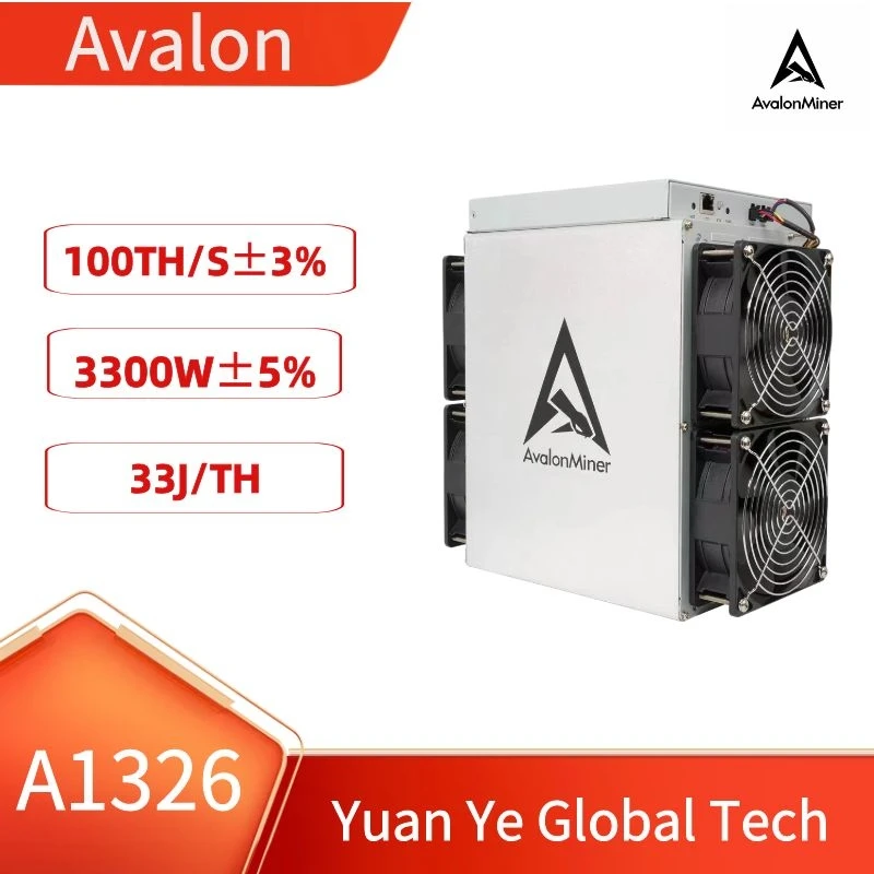 

Новинка, Avalon Miner A1326 BTC miner 100T Hashrate 3300W, Биткоин Asic, криптовалютическая машина