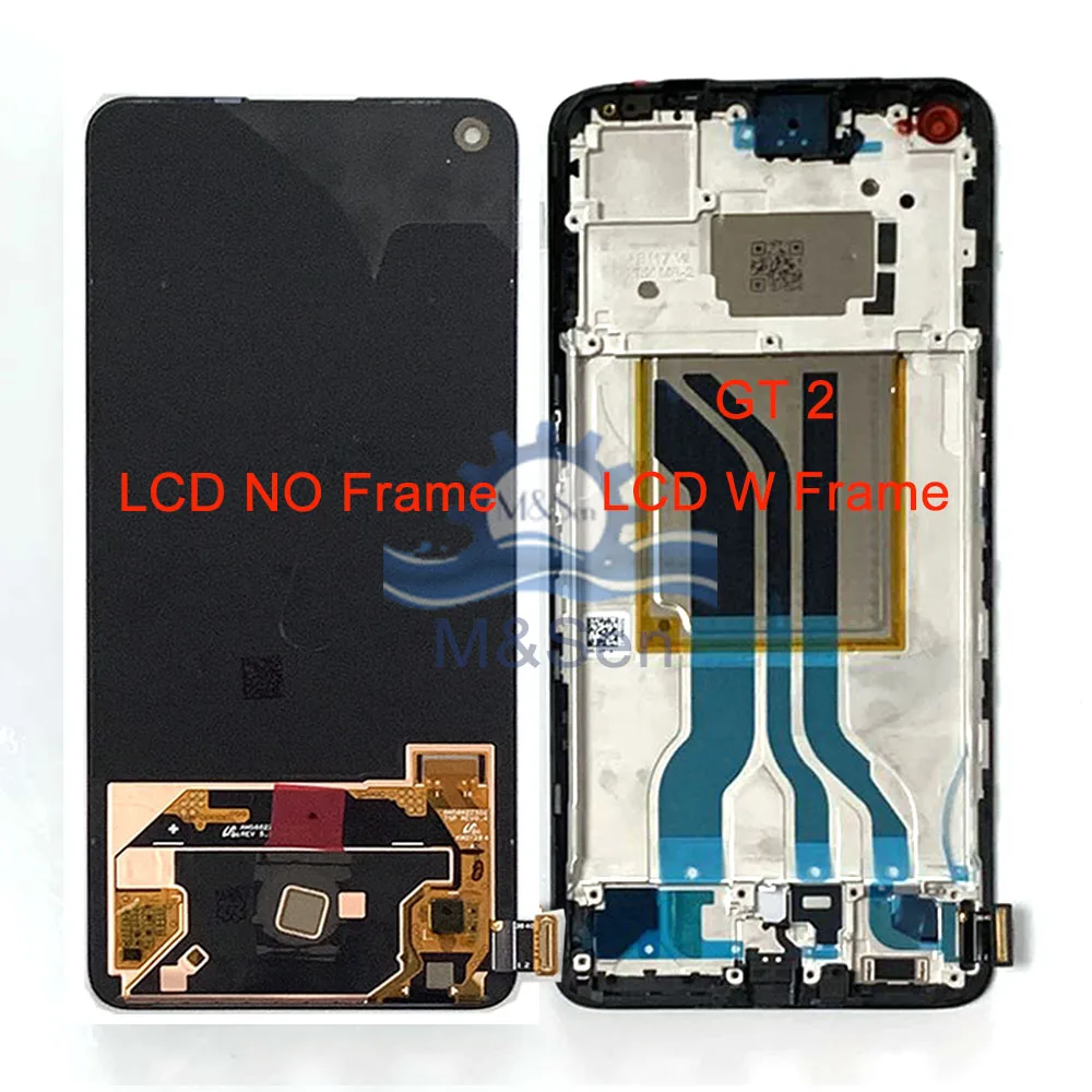 Original Amoled For Oppo Realme GT Pro Display Screen Frame