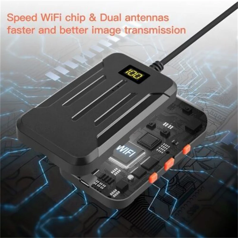 8mm 2/5/10 meters HD 1080P Dual Lens Camera WIFI Endoscope Inspection Camera Waterproof Borescope Car Accessories 3
