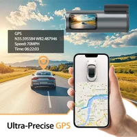 Caméra de tableau de bord 4K WiFi GPS pour voitures Mini voiture avant DVR 24H Mode de stationnement capteur G enregistreur vidéo de conduite de voiture enregistrement en boucle 3