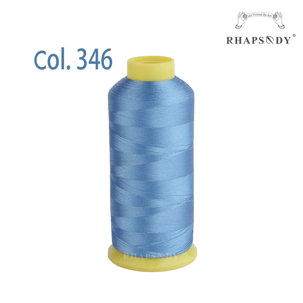 Rhapsodie neue Farben 5000 d2 40wt m Polyester Stick garn für Bruder/Sänger Maschine Haushalts nähen mit guter Qualität – Detail 17