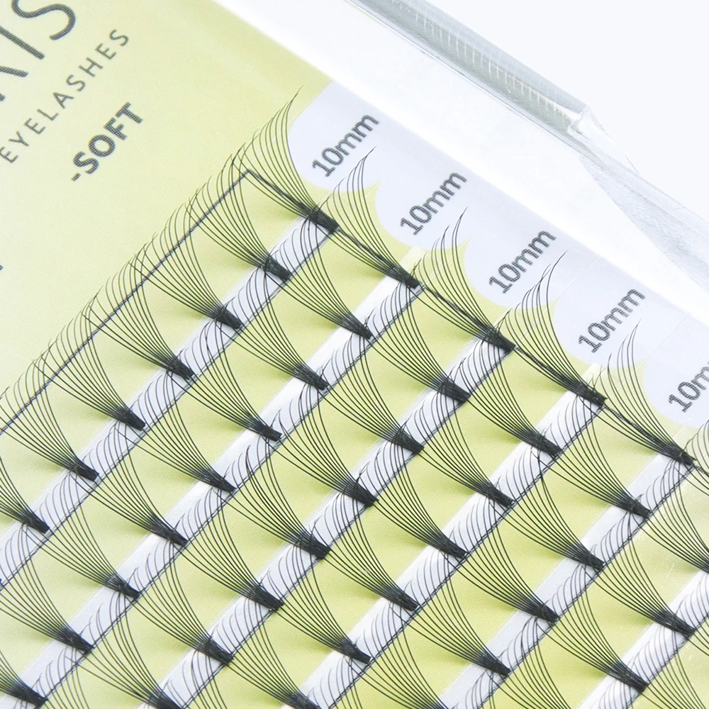 ANNAFRIS 3D 4D 5D 6D 8D 10D Short Stem Premade Russian Volume Fans Eyelash Extensions C/D Curl Faux Mink Lashes Supplies