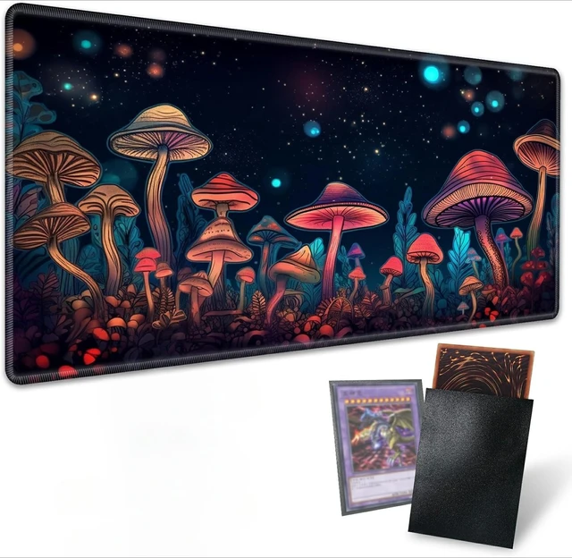 Tapete De Juego De Mesa TCG De 60x35 Cm Con Base Antideslizante, Ideal Para MTG, RPG Y Juegos De Cartas Coleccionables (Diseño Ferocious PUP)