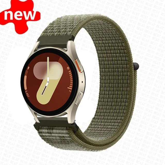 Versatile Nylon Loop Bracelet for Smartwatches - 22mm/20mm Band