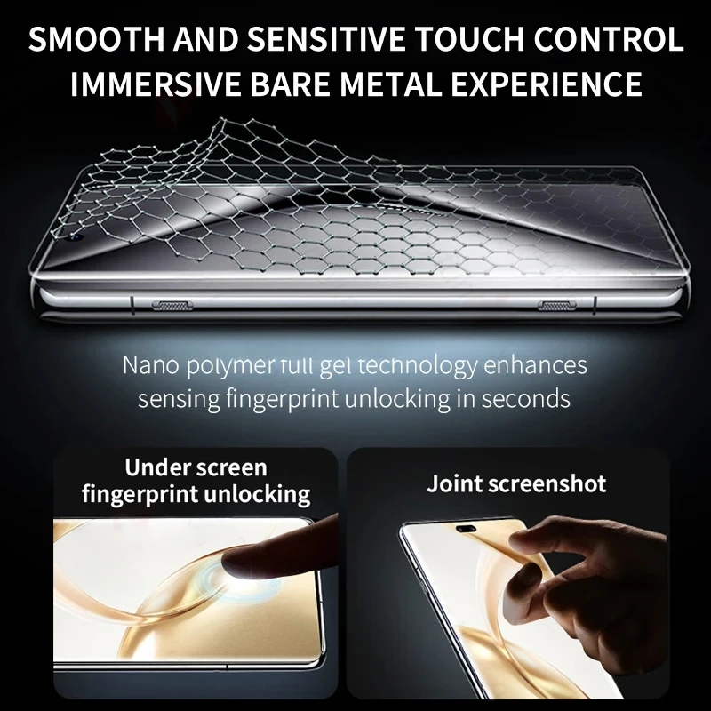 2-Pack 999D Curved Soft Hydrogel Screen Protector Film
