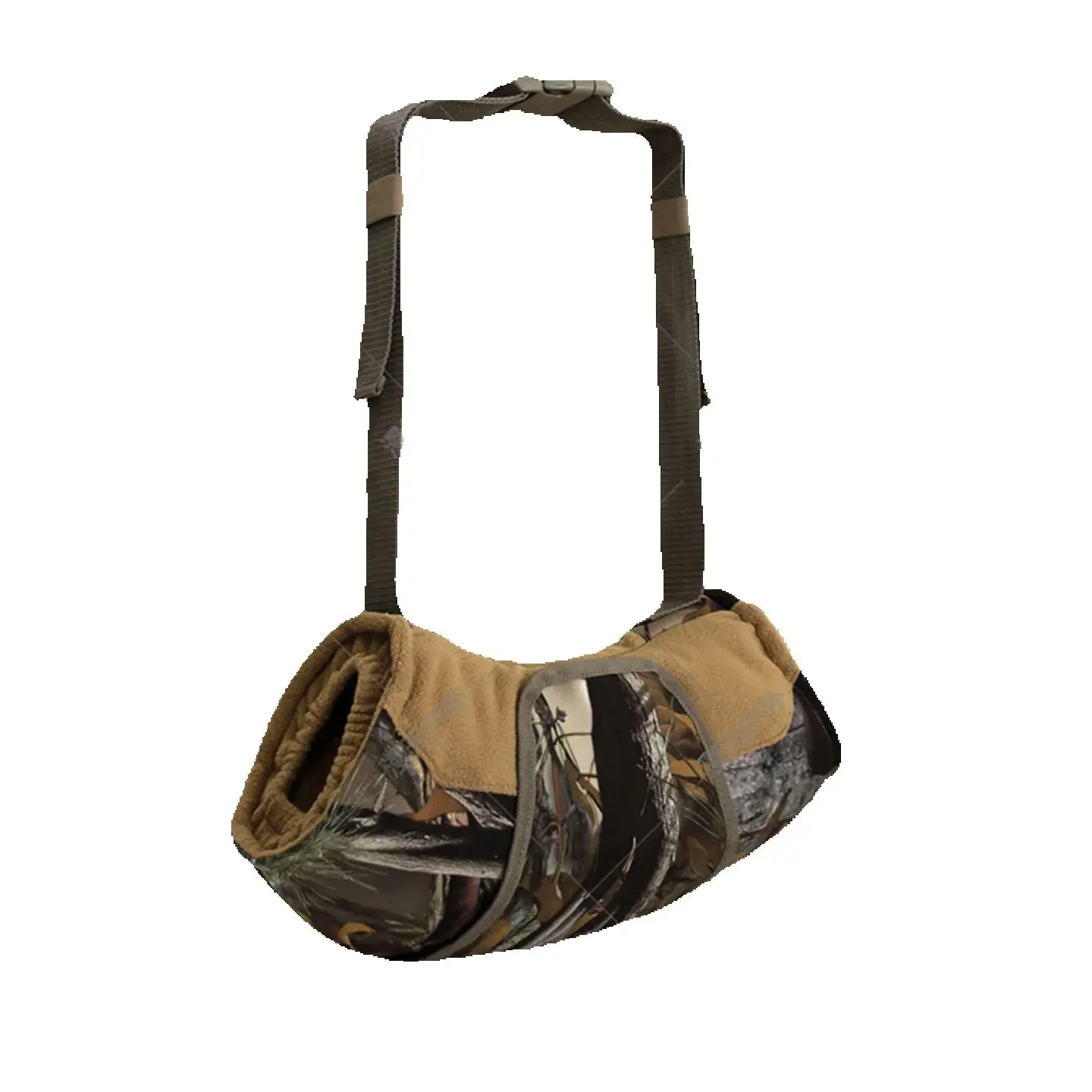 Outdoor Camping New Camouflage Flannel With Window Warm Gloves Visual Screen Hanging Neck Gloves Thick Warm