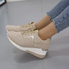W New Women Wedges Sneakers Lace-up Breathable Sports Shoes Casual Platform Female Footwear Ladies Vulcanized Shoes Sneakers 3