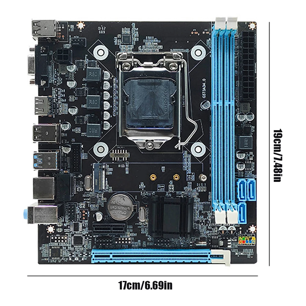 Placa-mãe Micro-atx H81 Interface Lga1150 Placa Principal do pc Suporta Sata 3.0 2.0 Pci Express X16 x1 M.2 Nvme Slot Ngff 16gb - Imagem 2